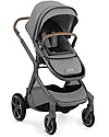 Nuna Passeggino Demi Grow con Navicella - Threaded - 2 Prodotti in 1 Passeggini Gemellari