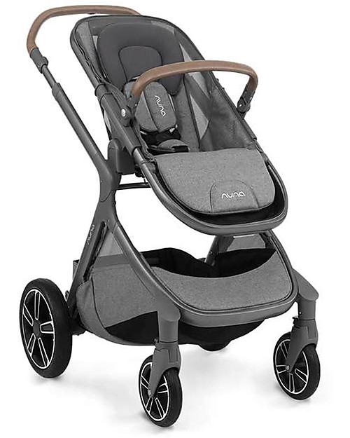 Nuna Passeggino Demi Grow con Navicella - Threaded - 2 Prodotti in 1 Passeggini Gemellari