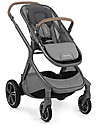 Nuna Passeggino Demi Grow con Navicella - Threaded - 2 Prodotti in 1 Passeggini Gemellari