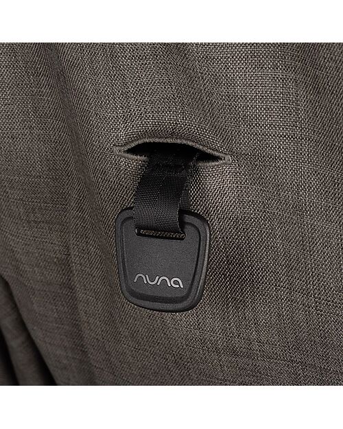 Nuna Passeggino Gemellare Trvl Dubl - Thunder - Compatto, Leggero e Doppio Passeggini Gemellari