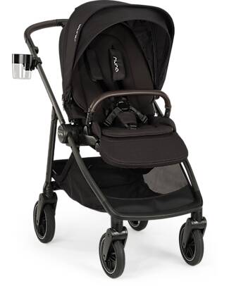 Nuna Passeggino Nuna Swiv - Caviar - con Telaio in Alluminio Passeggini Classici