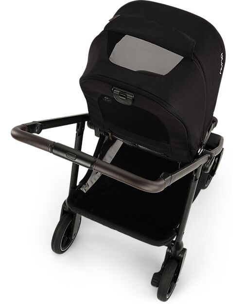 Nuna Passeggino Nuna Swiv - Caviar - con Telaio in Alluminio Passeggini Classici