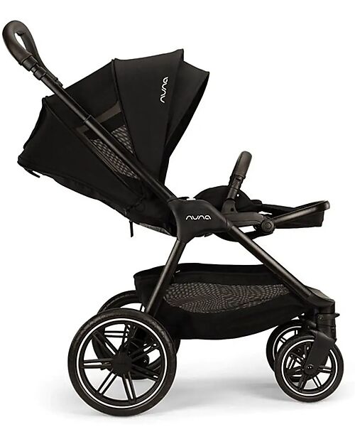 Nuna Passeggino Triv Lx - Barra Chocolate - Caviar - Ideale per Viaggiare e per la Città Passeggini Classici