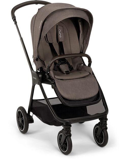 Nuna Passeggino Triv Next - Chestnut - Telaio Nero - Ideale per Viaggiare e per la Città Passeggini Classici