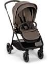 Nuna Passeggino Triv Next - Chestnut - Telaio Nero - Ideale per Viaggiare e per la Città Passeggini Classici