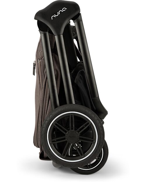 Nuna Passeggino Triv Next - Chestnut - Telaio Nero - Ideale per Viaggiare e per la Città Passeggini Classici