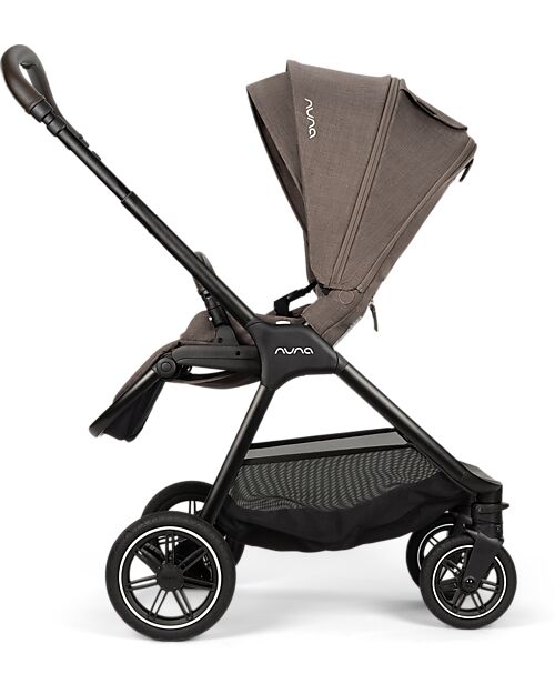 Nuna Passeggino Triv Next - Chestnut - Telaio Nero - Ideale per Viaggiare e per la Città Passeggini Classici