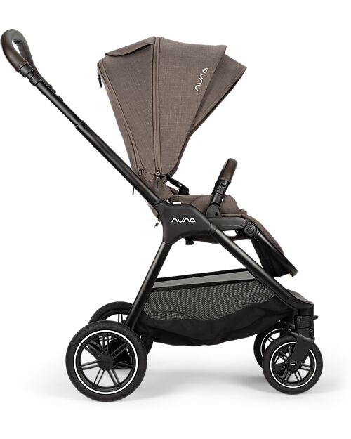 Nuna Passeggino Triv Next - Chestnut - Telaio Nero - Ideale per Viaggiare e per la Città Passeggini Classici