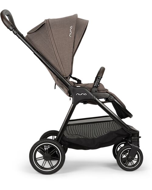 Nuna Passeggino Triv Next - Chestnut - Telaio Nero - Ideale per Viaggiare e per la Città Passeggini Classici