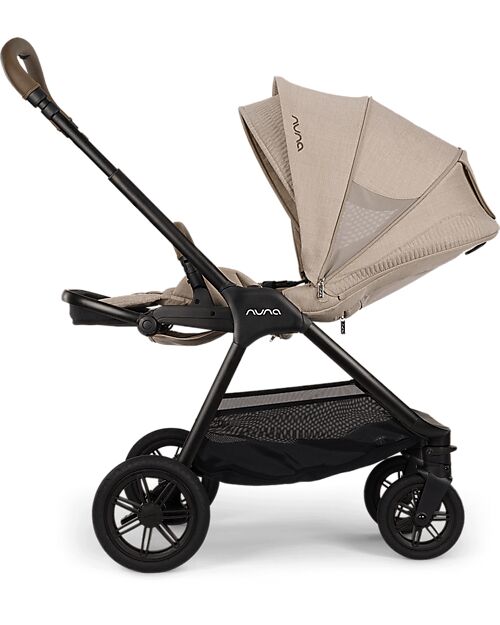 Nuna Passeggino Triv Next - Cosmopolitan - Telaio Nero - Ideale per Viaggiare e per la Città Passeggini Leggeri