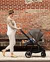 Nuna Passeggino Triv Next - Cosmopolitan - Telaio Nero - Ideale per Viaggiare e per la Città Passeggini Leggeri