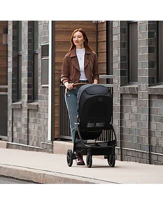 Nuna Passeggino Triv Next - Thunder - Telaio Nero - Ideale per Viaggiare e per la Città Passeggini Leggeri