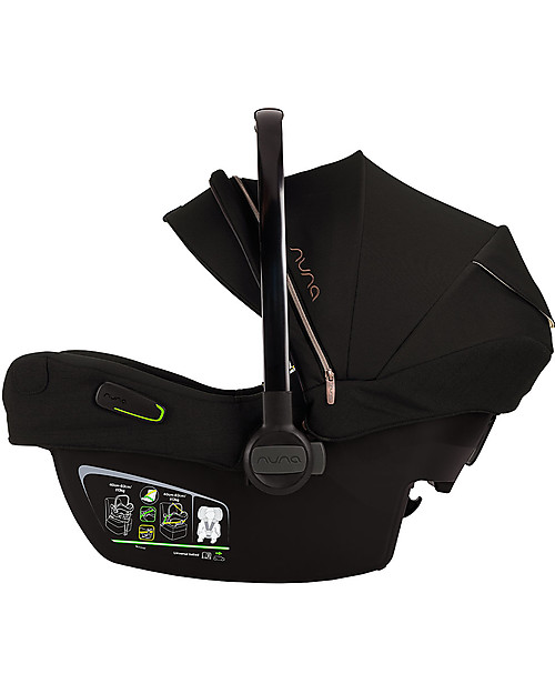 Nuna PIPA NEXT Ovetto Riveted, ecopelle Chocolate Seggiolini Auto Gruppo 0+/1