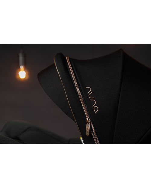 Nuna PIPA NEXT Ovetto Riveted, ecopelle Chocolate Seggiolini Auto Gruppo 0+/1