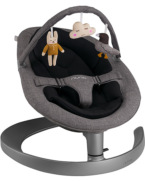 Nuna Sdraietta a Dondolo Leaf Grow - Carbone - Accompagna il Bimbo nella Crescita! Sdraiette_