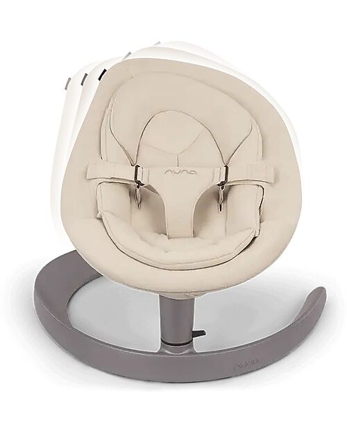 Nuna Sdraietta a Dondolo Leaf Grow - Cloud - Barra con Simpatici Pupazzetti Sdraiette_