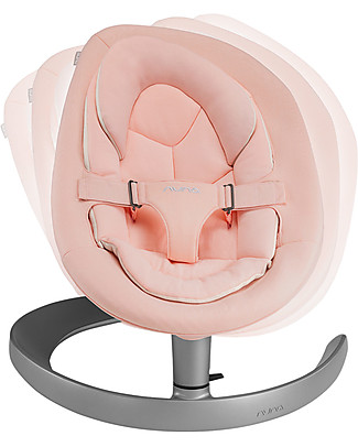 Nuna Sdraietta a Dondolo Leaf Grow  - Pesca - Accompagna il Bimbo nella Crescita! Sdraiette_
