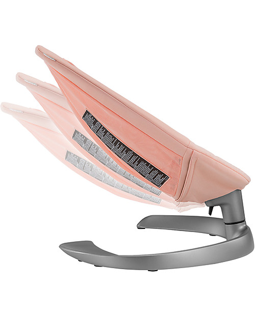 Nuna Sdraietta a Dondolo Leaf Grow  - Pesca - Accompagna il Bimbo nella Crescita! Sdraiette_