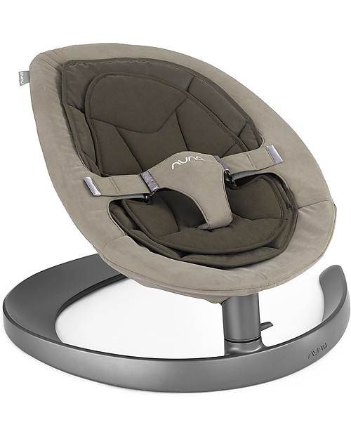 Nuna Sdraietta LEAF™ Curv  Almond - Imbottitura in Cotone Bio, Silenziosa e Naturale! Sdraiette_