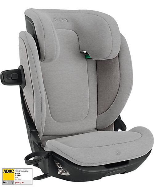 Nuna Seggiolino Auto Aace LX - Frost - Grigio - 4-12 anni - Tecnologia 3D che Cresce con il Bambino! Seggiolini Auto Gruppo 2/3