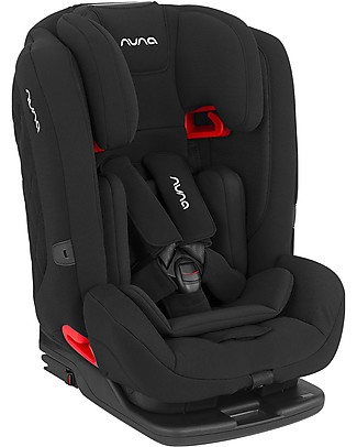 Nuna Seggiolino Auto Myti - Caviar - 1-12 anni - Protezione Laterale Seggiolini Auto Bimbi Piccoli