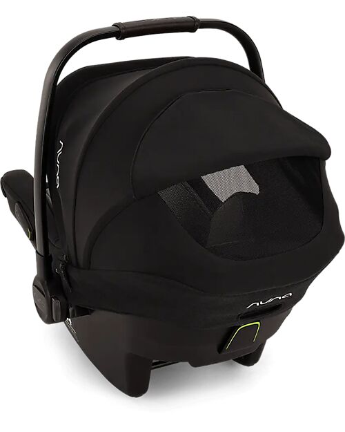 Nuna Seggiolino Auto Pipa Next i-Size - Caviar - Chocolate -  Doppia Installazione - Gruppo 0+ Seggiolini Auto Gruppo 0+/1