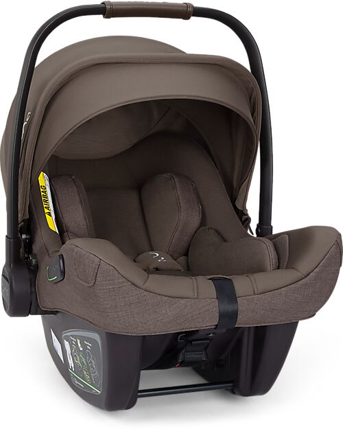 Nuna Seggiolino Auto Pipa Next i-Size - Chestnut - Doppia Installazione - Gruppo 0+ Seggiolini Auto Gruppo 0+/1
