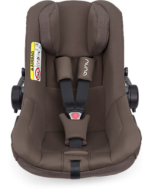 Nuna Seggiolino Auto Pipa Next i-Size - Chestnut - Doppia Installazione - Gruppo 0+ Seggiolini Auto Gruppo 0+/1
