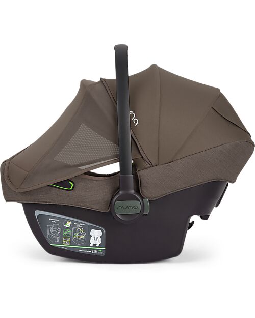 Nuna Seggiolino Auto Pipa Next i-Size - Chestnut - Doppia Installazione - Gruppo 0+ Seggiolini Auto Gruppo 0+/1
