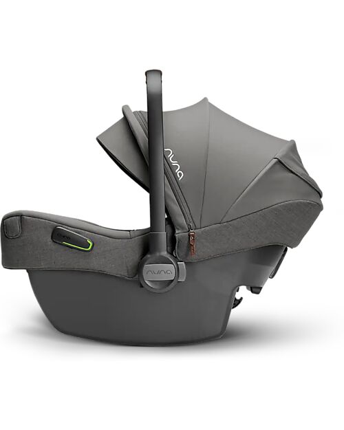 Nuna Seggiolino Auto Pipa Next i-Size - Granite - Black -  Doppia Installazione - Gruppo 0+ Seggiolini Auto Gruppo 0+/1