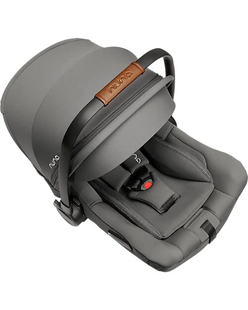 Nuna Seggiolino Auto Pipa Next i-Size - Granite - Black -  Doppia Installazione - Gruppo 0+ Seggiolini Auto Gruppo 0+/1