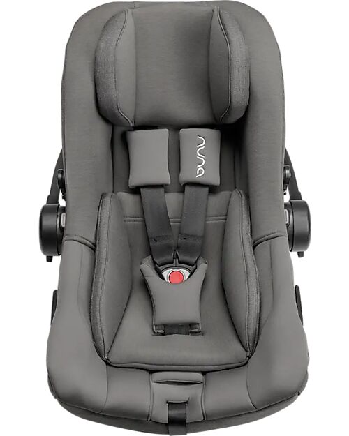 Nuna Seggiolino Auto Pipa Next i-Size - Granite - Black -  Doppia Installazione - Gruppo 0+ Seggiolini Auto Gruppo 0+/1