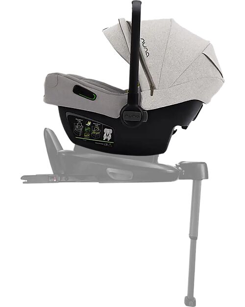 Nuna Seggiolino Auto Pipa Next i-Size - Mineral - Doppia Installazione - Gruppo 0+ Seggiolini Auto Gruppo 0+/1