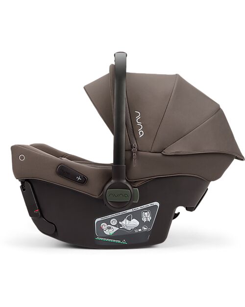 Nuna Seggiolino Auto Pipa Urbn - Chestnut - con Ganci Isofix Integrati Seggiolini Auto Gruppo 0+/1
