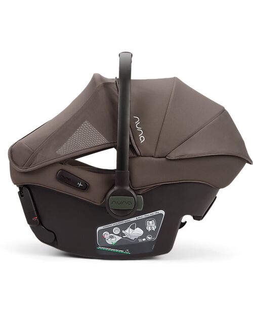 Nuna Seggiolino Auto Pipa Urbn - Chestnut - con Ganci Isofix Integrati Seggiolini Auto Gruppo 0+/1