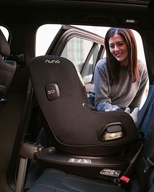 Nuna Seggiolino Auto Pruu - Chestnut - 0-4 anni - Comodo e Ultra-Sicuro Seggiolini Auto Gruppo 0+/1