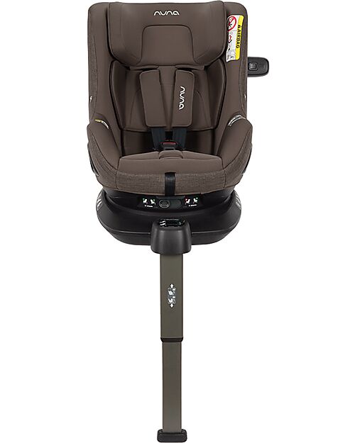 Nuna Seggiolino Auto Pruu - Chestnut - 0-4 anni - Comodo e Ultra-Sicuro Seggiolini Auto Gruppo 0+/1