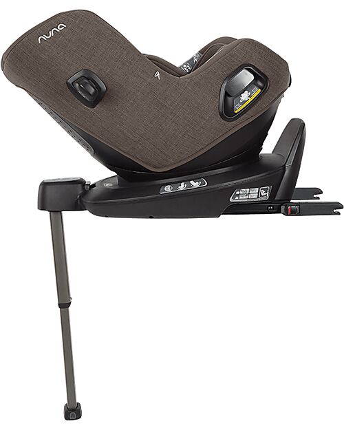 Nuna Seggiolino Auto Pruu - Chestnut - 0-4 anni - Comodo e Ultra-Sicuro Seggiolini Auto Gruppo 0+/1