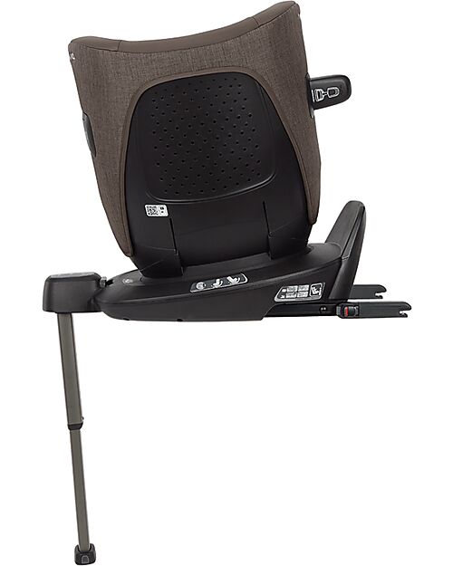 Nuna Seggiolino Auto Pruu - Chestnut - 0-4 anni - Comodo e Ultra-Sicuro Seggiolini Auto Gruppo 0+/1