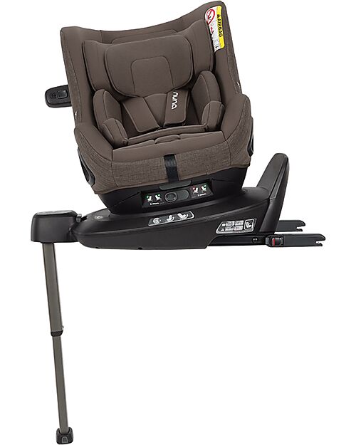 Nuna Seggiolino Auto Pruu - Chestnut - 0-4 anni - Comodo e Ultra-Sicuro Seggiolini Auto Gruppo 0+/1
