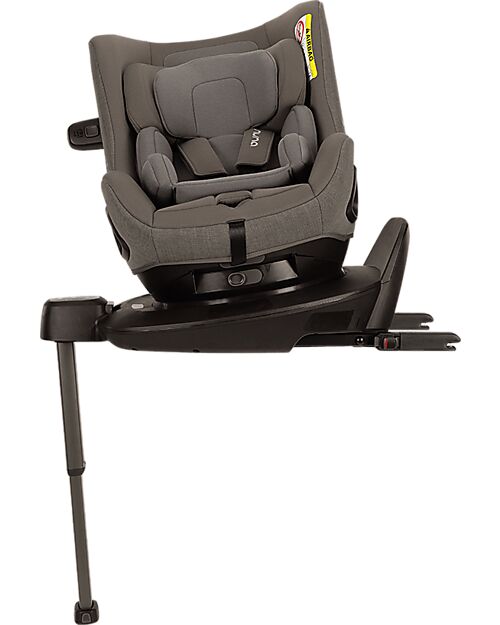 Nuna Seggiolino Auto Pruu - Granite - 0-4 anni - Comodo e Ultra-Sicuro Seggiolini Auto Gruppo 0+/1