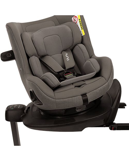 Nuna Seggiolino Auto Pruu - Granite - 0-4 anni - Comodo e Ultra-Sicuro Seggiolini Auto Gruppo 0+/1