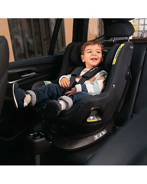 Nuna Seggiolino Auto Pruu - Thunder - 0-4 anni - Comodo e Ultra-Sicuro Seggiolini Auto Gruppo 0+/1