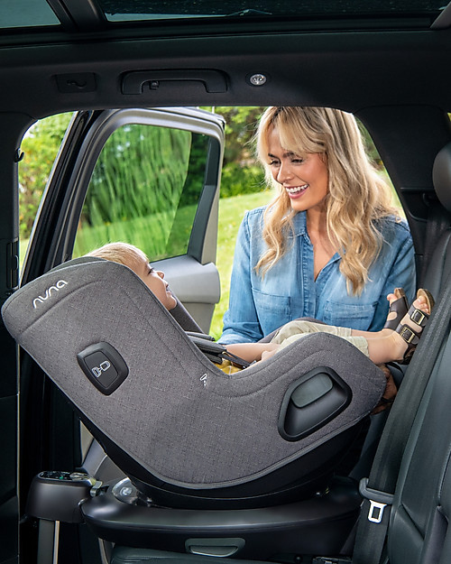 Nuna Seggiolino Auto Todl Next - Caviar - 0-4 Anni - Compatibile con Base Next - per Entrambi i Sensi di Marcia Seggiolini Auto Gruppo 0+/1