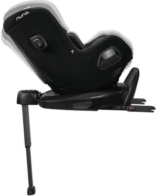 Nuna Seggiolino Auto Todl Next - Caviar - dalla Nascita a 4 Anni  Seggiolini Auto Gruppo 0+/1