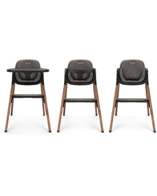 Nuna Seggiolone Bryn - Sanderson - Legno di Noce - dalla Nascita ai 6 anni Seggioloni Pappa