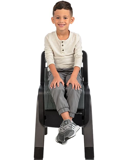 Nuna Seggiolone Evolutivo Zaaz - Pewter - Grigio/Nero - Cresce con il Bambino! Seggioloni Pappa