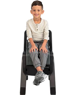 Nuna Seggiolone Evolutivo Zaaz - Pewter - Grigio/Nero - Cresce con il Bambino! Seggioloni Pappa