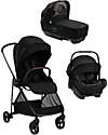 Nuna Trio Passeggino Ixxa + Navicella + Seggiolino Auto - Nero Passeggini Trio e Duo