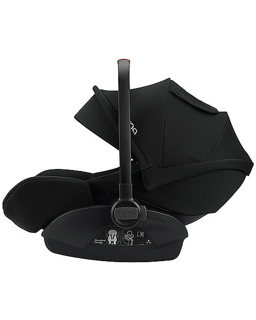 Nuna Trio Passeggino Ixxa + Navicella + Seggiolino Auto - Nero Passeggini Trio e Duo